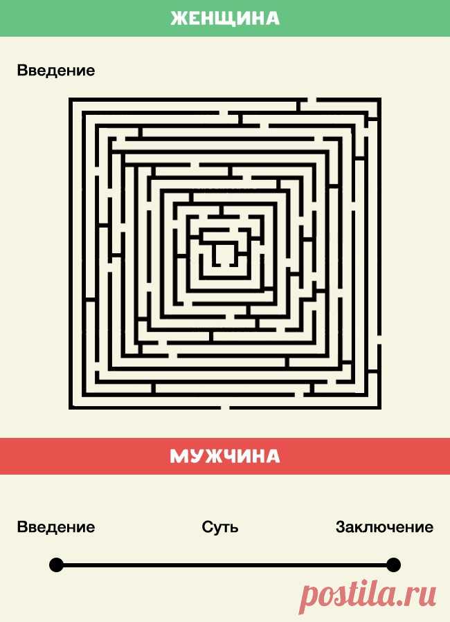 10 отличий мужчины от женщины (10 фото)