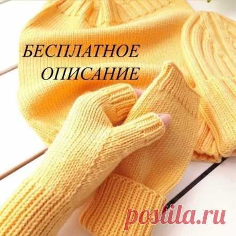 Краткое описание митенок (Вязание спицами) – Журнал Вдохновение Рукодельницы