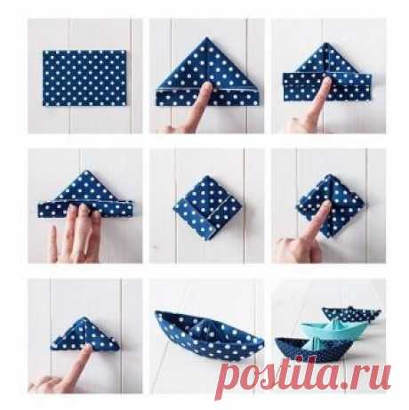 Складываем салфетки. идея. — Сделай сам, идеи для творчества - DIY Ideas