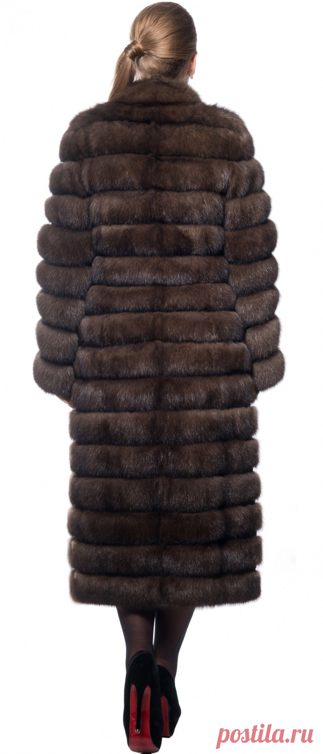 Купить Пальто из меха соболя, модель 119972 - Цена 2000000