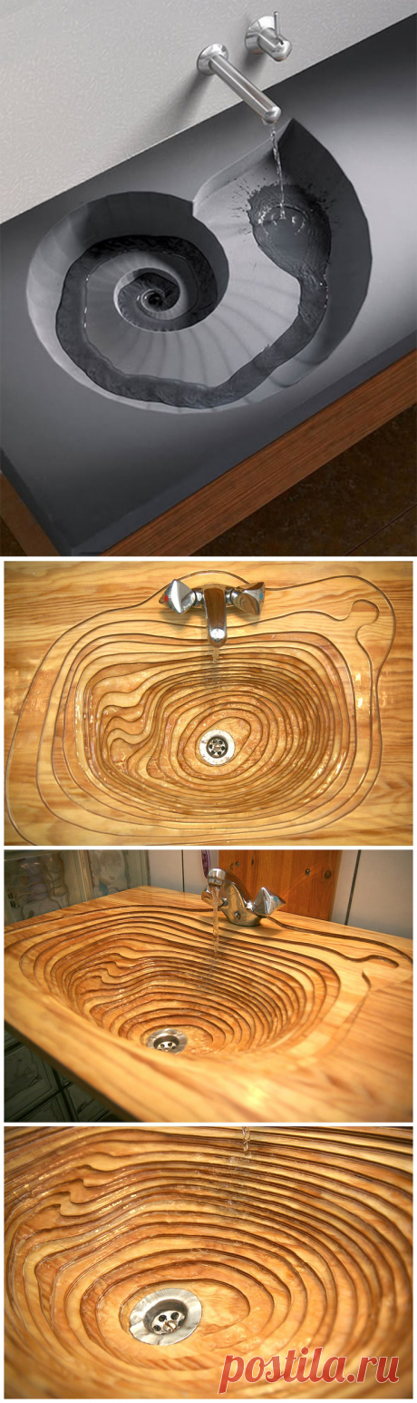 Современные и творческие раковины Проекты