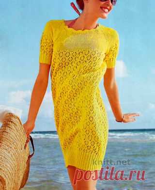 Платье-баллон с круглой кокеткой | knitt.net.