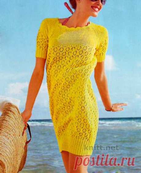 Платье-баллон с круглой кокеткой | knitt.net.