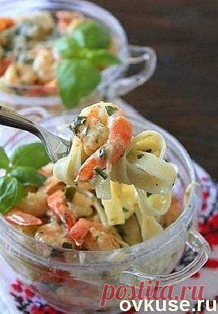 Паста с креветками - Простые рецепты Овкусе.ру