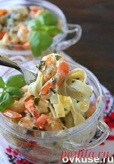 Паста с креветками - Простые рецепты Овкусе.ру