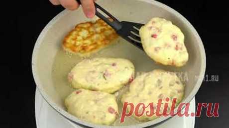 Оладьи в стиле ПИЦЦА Объедение! Необыкновенно вкусный, ароматный и питательный ЗАВТРАК