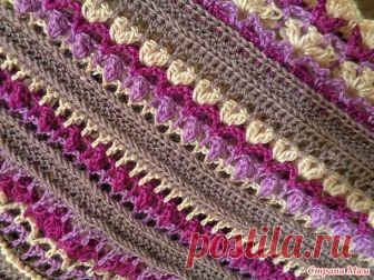 . Бактус крючком с меховыми помпонами - Вязание - Страна Мам