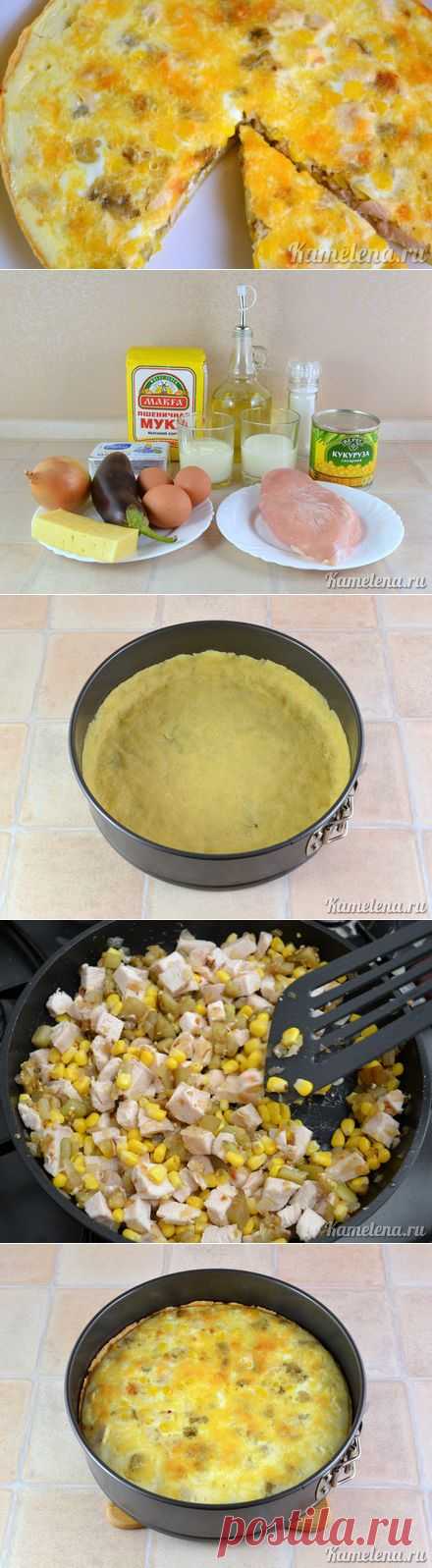 Лоранский пирог с курицей