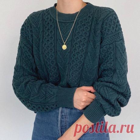 Стильные винтажные джемперы, которые вы можете связать сами + схемы | Вяжем вместе! | Дзен