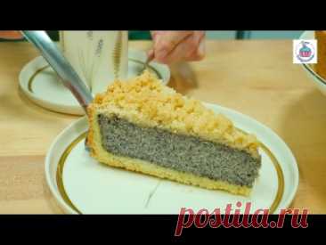 Немецкий маковый пирог! Песочное тесто, творожно - маковая начинка и хрустящая крошка! Немецкий маковый пирог (форма 26 см)Песочное тесто:200 г муки1 ч.л. разрыхлителя100 г сахара1 ч.л. ванильного сахаращепотка соли1 яйцо100 г сливочного масла, мягкогоТворожно - маковая начинка:150 г мака400 мл молока70 г манки100 г сахара40 г сливочного масла250 г творога200 г сметаны 25%2...