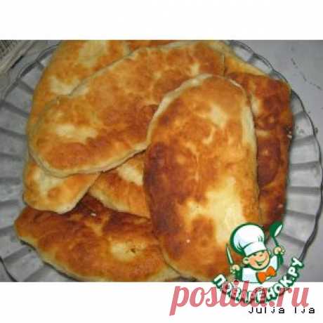 Пирожки жареные с картошкой из творожного теста - кулинарный рецепт