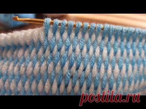 Super Easy Tunisian Knitting - Tunus İşi Muhteşemmm Örgü Modeli