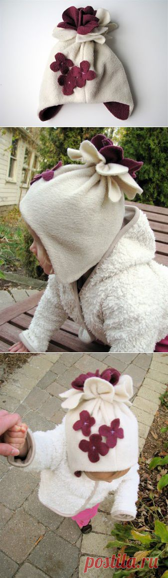 Как сшить детскую шапку из флиса: выкройка и мастер класс