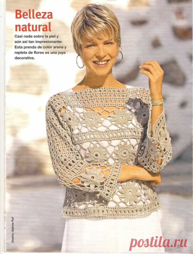 Blusas Ganchillo