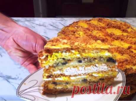 Закусочный «Наполеон» с курицей и грибами - Жизнь планеты