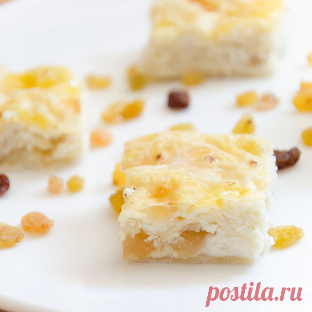 Мастерская на кухне: Пирог из лаваша с творогом и изюмом