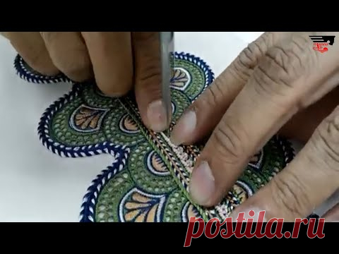 (36) new possibilities of embroidery designs | different embroidery style - YouTube