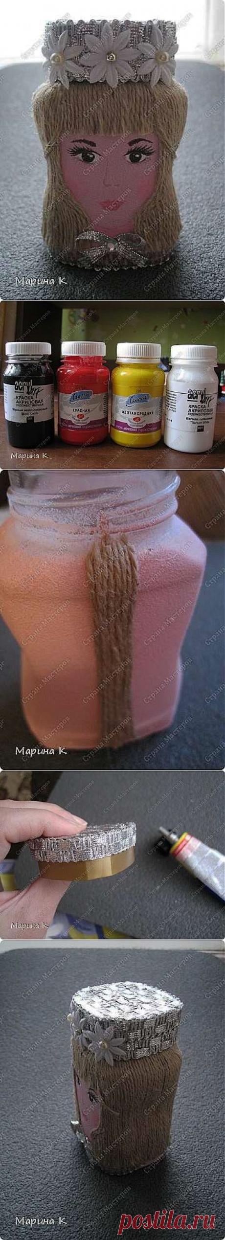 Мастер-класс: Банка-Девушка » Jenshina.net - сайт для настоящих женщин.