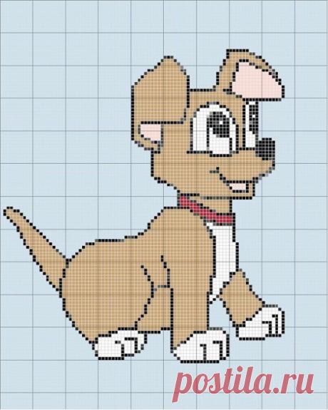 Вышиваем с детьми собачек