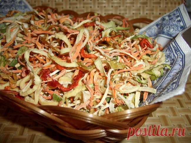 Заготовки  сушеной суповой зелени