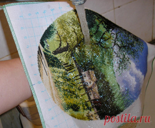 Вышивание крестиком для начинающих по готовому рисунку: по клеточкам схемы, Матренин посад, нанесение для детей