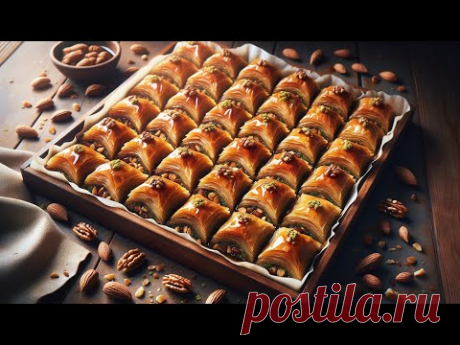 Лучший рецепт пахлавы с орехами – Просто и вкусно!