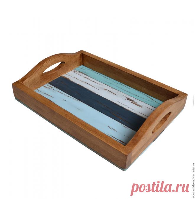 Поднос деревянный рустик – купить в интернет-магазине на Ярмарке Мастеров с доставкой Поднос деревянный рустик - купить или заказать в интернет-магазине на Ярмарке Мастеров | Поднос из дерева в рустикальном стиле.  …