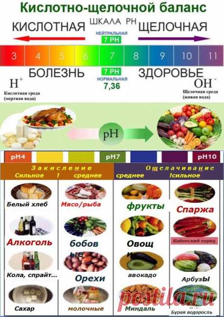Кислотно- щелочной баланс организма – физическая основа здоровья человека!
