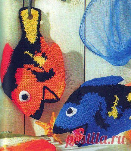 Прихватка "Рыбный день"