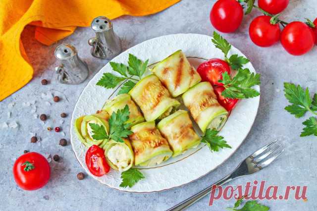 Рулетики кабачки сыр чеснок майонез рецепт с фото пошагово - 1000.menu