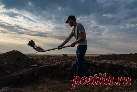 Археологические раскопки курганного могильника на территории Хайбуллинского района, Республика Башкортостан (2020). Снимал Рашит Сарбаев: nat-geo.ru/community/user/205165