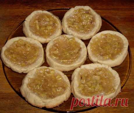 Коричные печенюшки с банановой глазурью