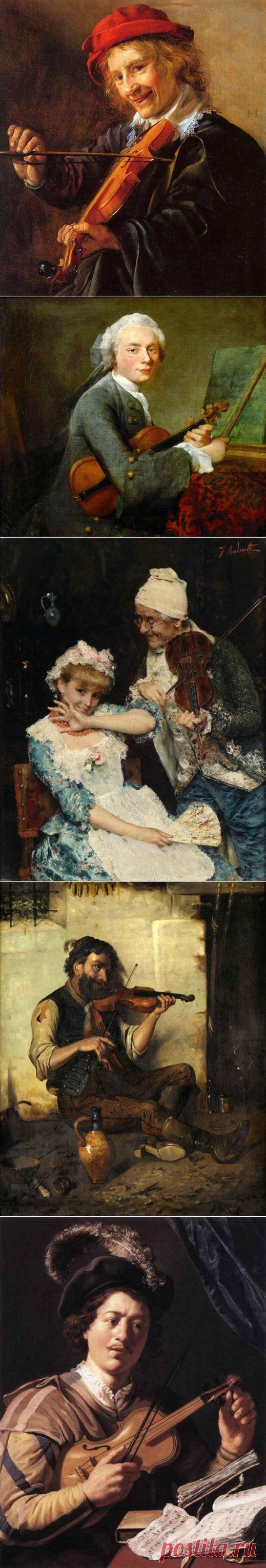 (+1) тема - Скрипка в живописи | Искусство