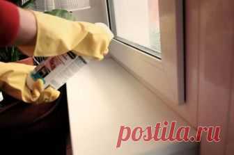Как отбелить пожелтевший пластик на окнах, подоконниках, холодильниках?
