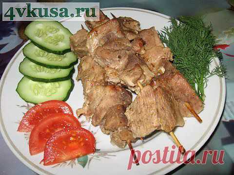 Мясо в духовке "а-ля шашлык". Фоторецепт. | 4vkusa.ru