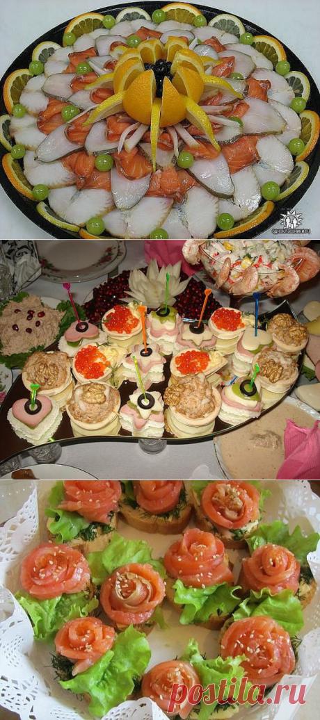 Украшение блюд.Рыбные закуски.