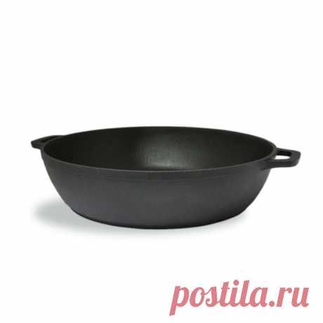 жаровня чугунная 280 с 2-мя ручками без крышки купить недорого в интернет-магазине