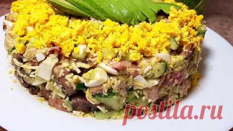 Невероятно вкусный салатик на НОВЫЙ ГОД 2020 или любой другой праздник.