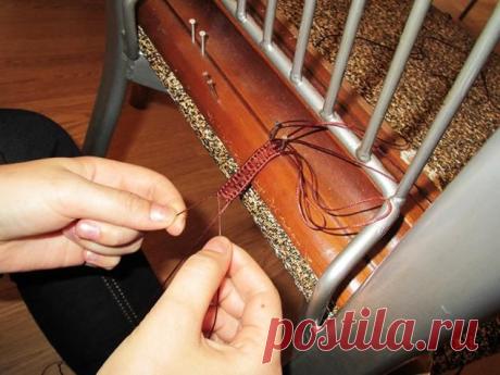 Оплетение кабошона в технике макраме - Online Rukodelie