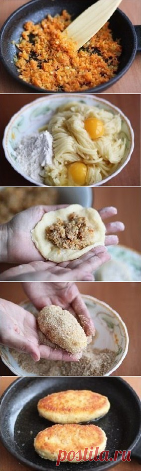 Картофельные зразы с мясом или грибами: пошаговый рецепт &#8212; Фактор Вкуса