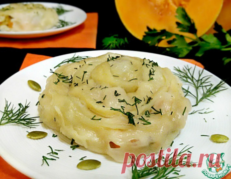 Гуль-ханум с курицей и тыквой – кулинарный рецепт