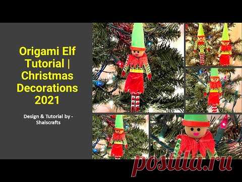 Origami Elf Tutorial | Christmas Decorations 2021 - YouTube