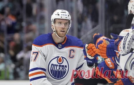 Макдэвид стал четвертым игроком в XXI веке, забросившим 60 шайб в сезоне НХЛ. В четверг форвард &quot;Эдмонтона&quot; оформил дубль в матче против &quot;Аризоны&quot;