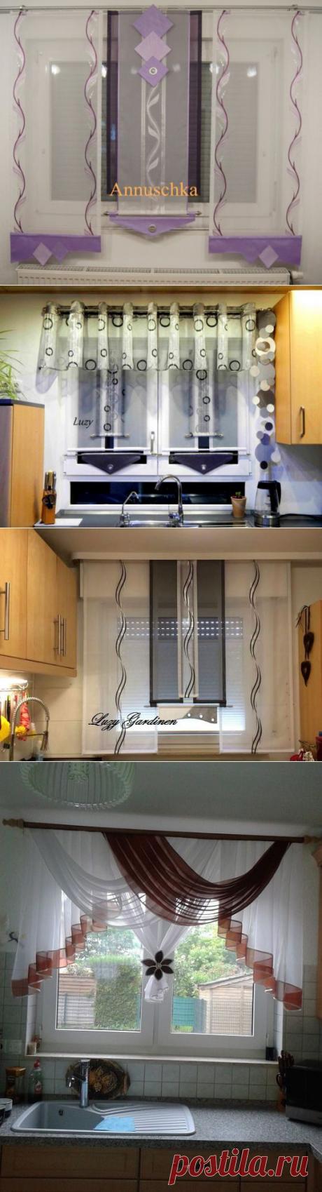 Ламбрикены для кухни.