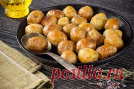 Печеный картофель с пряными травами