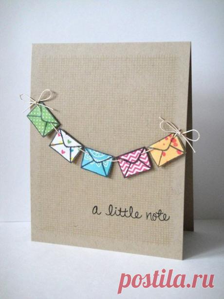 Оригинальные идеи для хендмейд открыток 💘 / Всё за еду!