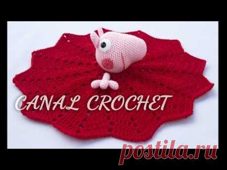 Mantita de apego Peppa Pig tutorial.