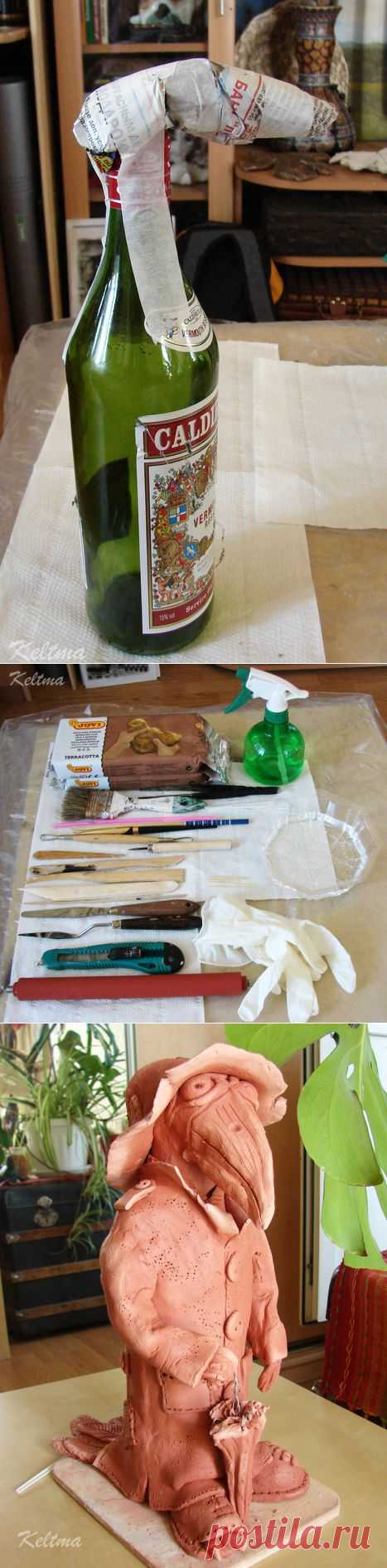 МК "Старый ворон". Часть 1. Лепка