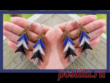 ARETES DE MIYUKI /PEYOTE CUADRADO/ TRIANGULOS