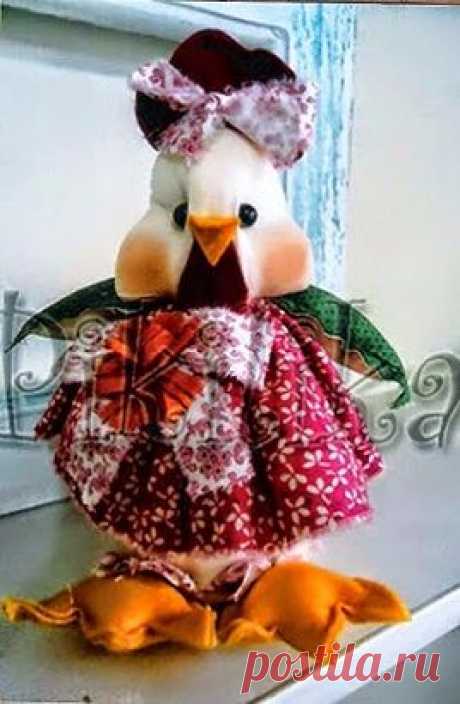 Текстильные курочки. Выкройки